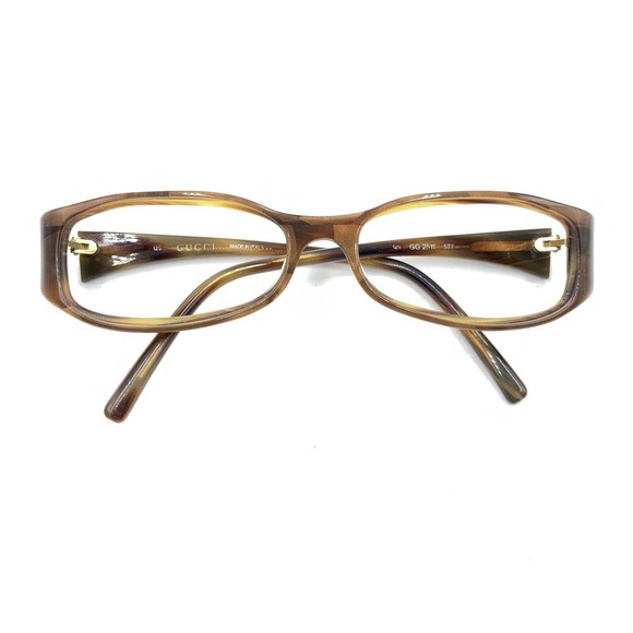 Gucci GG 2511 5T7 Brown Rectangle Eyeglasses Frames 52-15 125 Italy Designer - Picture 12 of 12